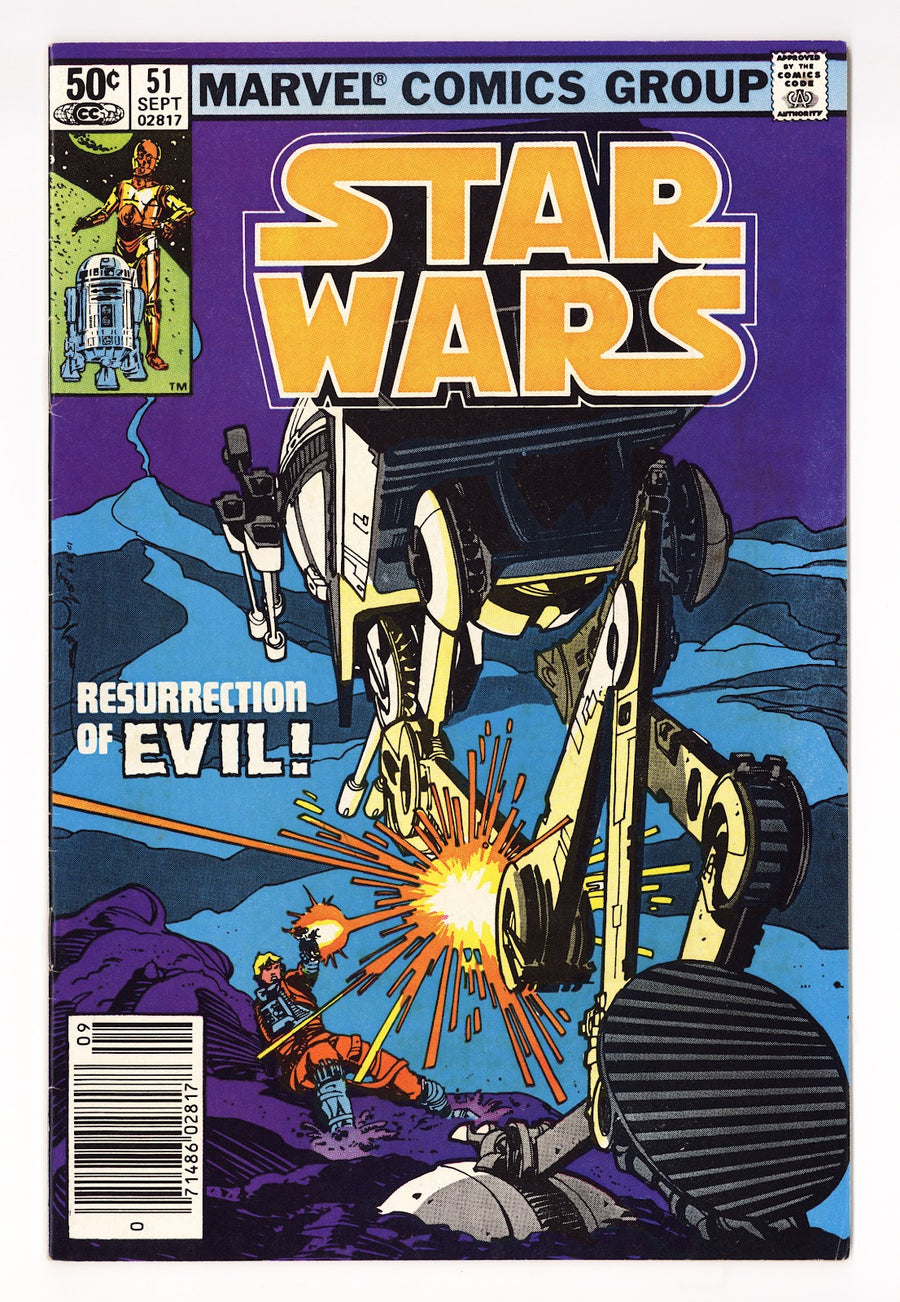 Star Wars Vol 1 51  VF- (7.5)   (1981)   Newsstand  