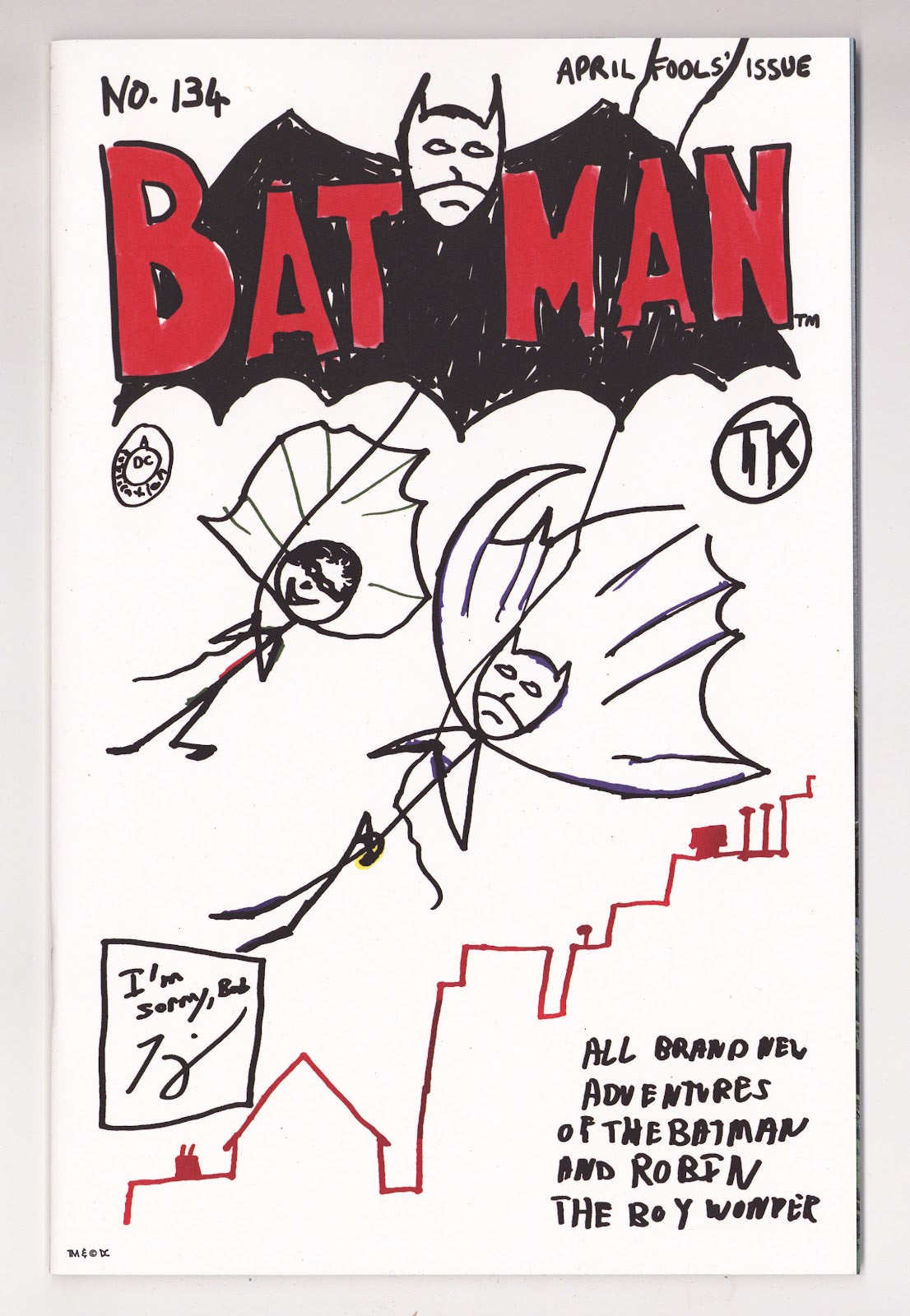 Batman Vol 3 134 High Grade (2023) King April Fools' Cardstock Variant 