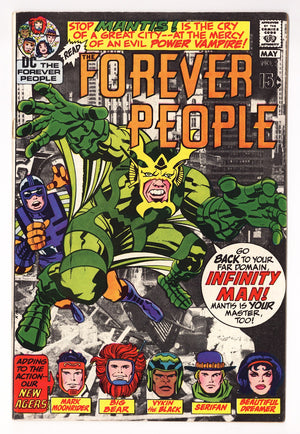 The Forever People   2  FN/VF (7.0) Extra Staple from MFG  (1971)