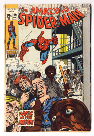 The Amazing Spider-Man Vol 1 99 Cover Detached (1971)