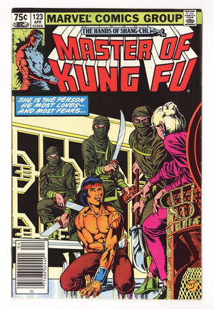 Master of Kung Fu Vol 1 123  High Grade   (1983)   Canadian Price Variant