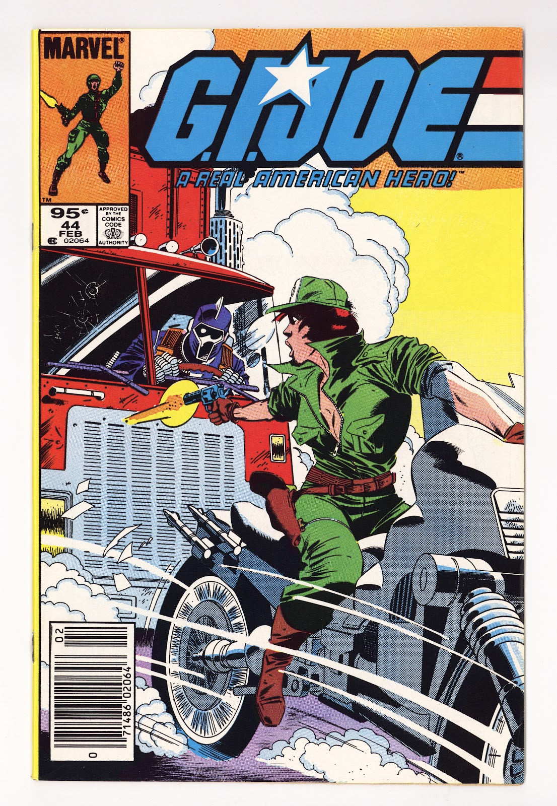 G.I. Joe, A Real American Hero Vol 1 44  VF- (7.5)   (1986)   Canadian  