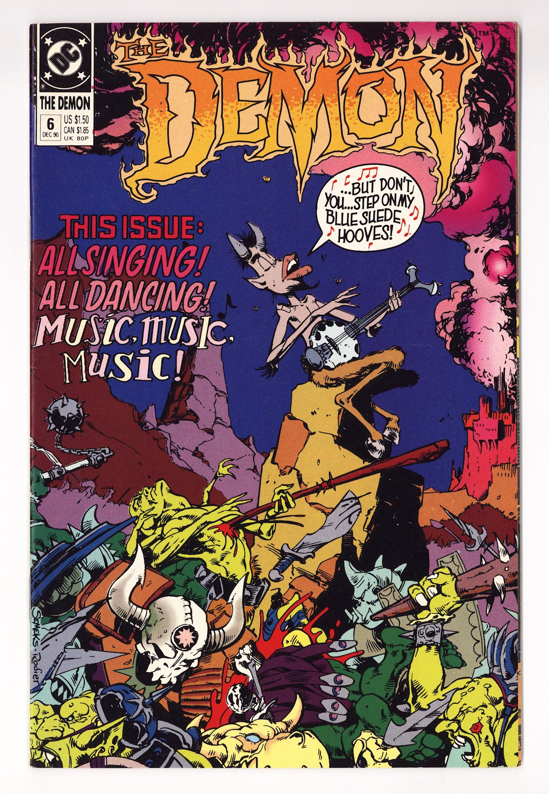 The Demon Vol 3 6  Mid Grade   (1990)     