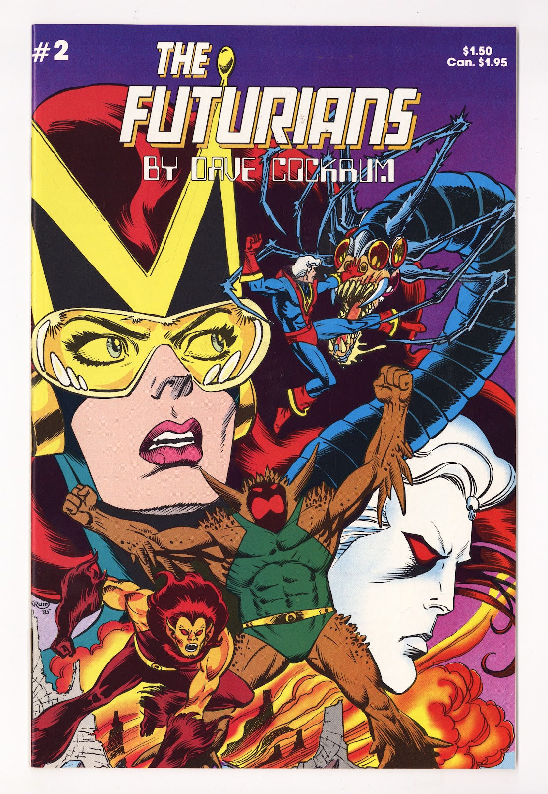 The Futurians by Dave Cockrum   2  High Grade   (1985)     