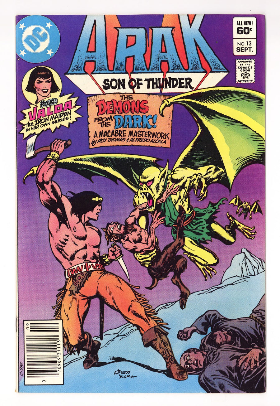 Arak / Son of Thunder   13  Mid Grade   (1982)   Newsstand
