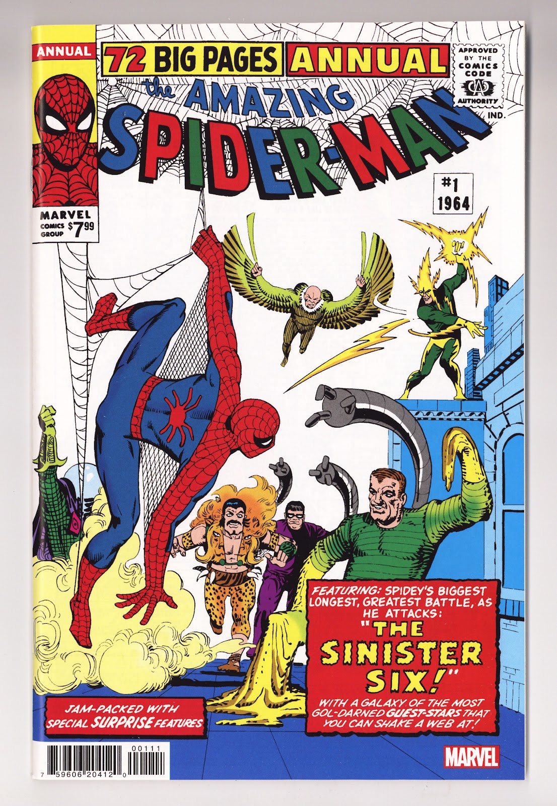 Amazing Spider-Man Annual No. 1 Facsimile Edition [nn] High Grade (2022) 