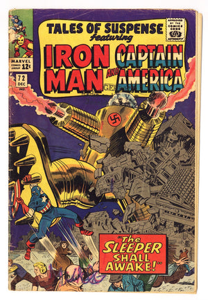 Tales of Suspense Vol 1 72 VG (4.0) (1965)
