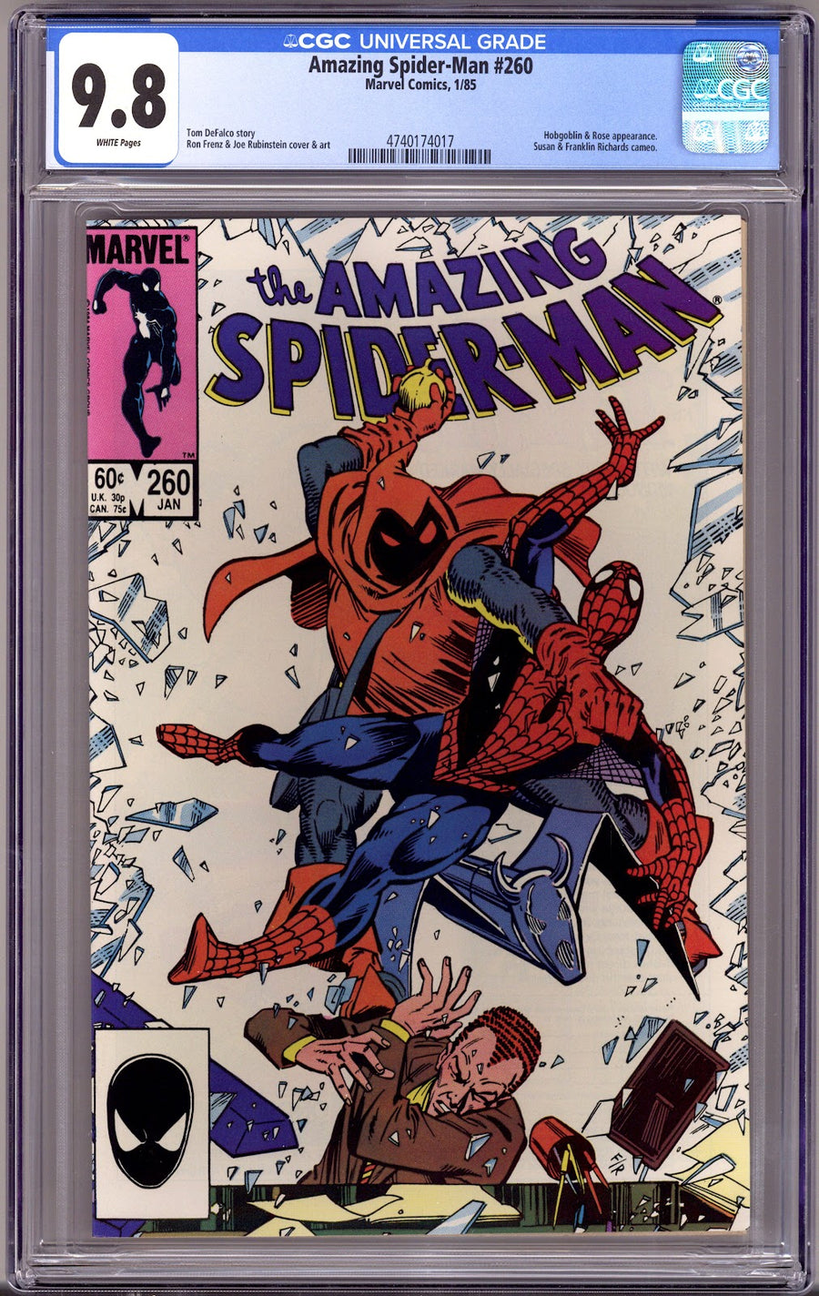 The Amazing Spider-Man Vol 1 260 CGC 9.8 (NM/M)   (1985)