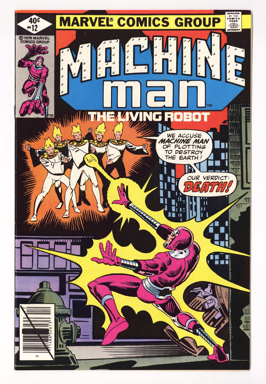Machine Man Vol 1 12 Mid Grade (1979) 