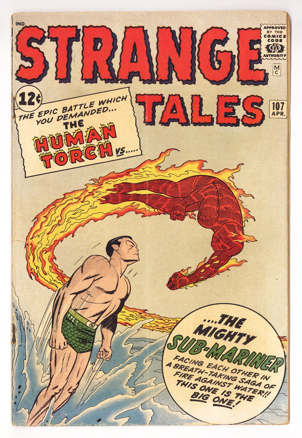Strange Tales Vol 1 107 GD+ (2.5) (1963)