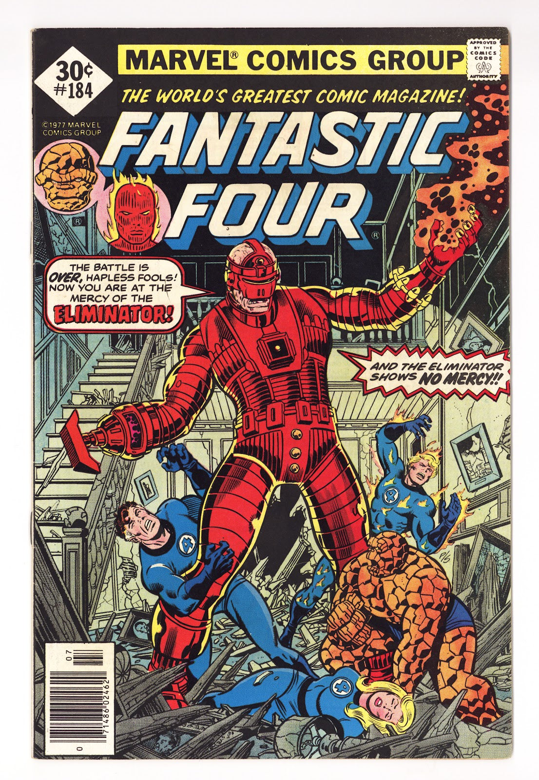 Fantastic Four Vol 1 184 Low Grade (1977) Whitman 