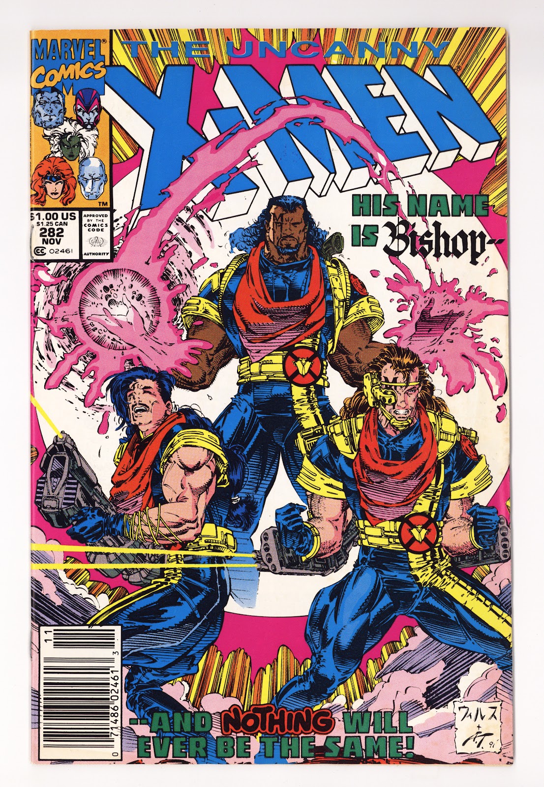 The Uncanny X-Men Vol 1 282  FN- (5.5)   (1991)   Newsstand  