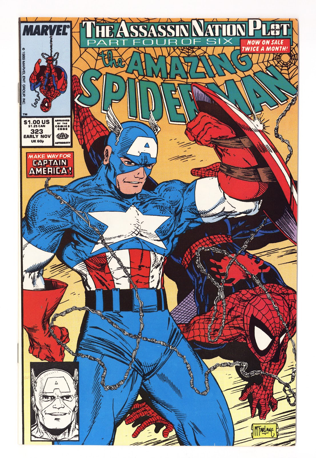 The Amazing Spider-Man Vol 1 323  VF/NM (9.0)   (1989)