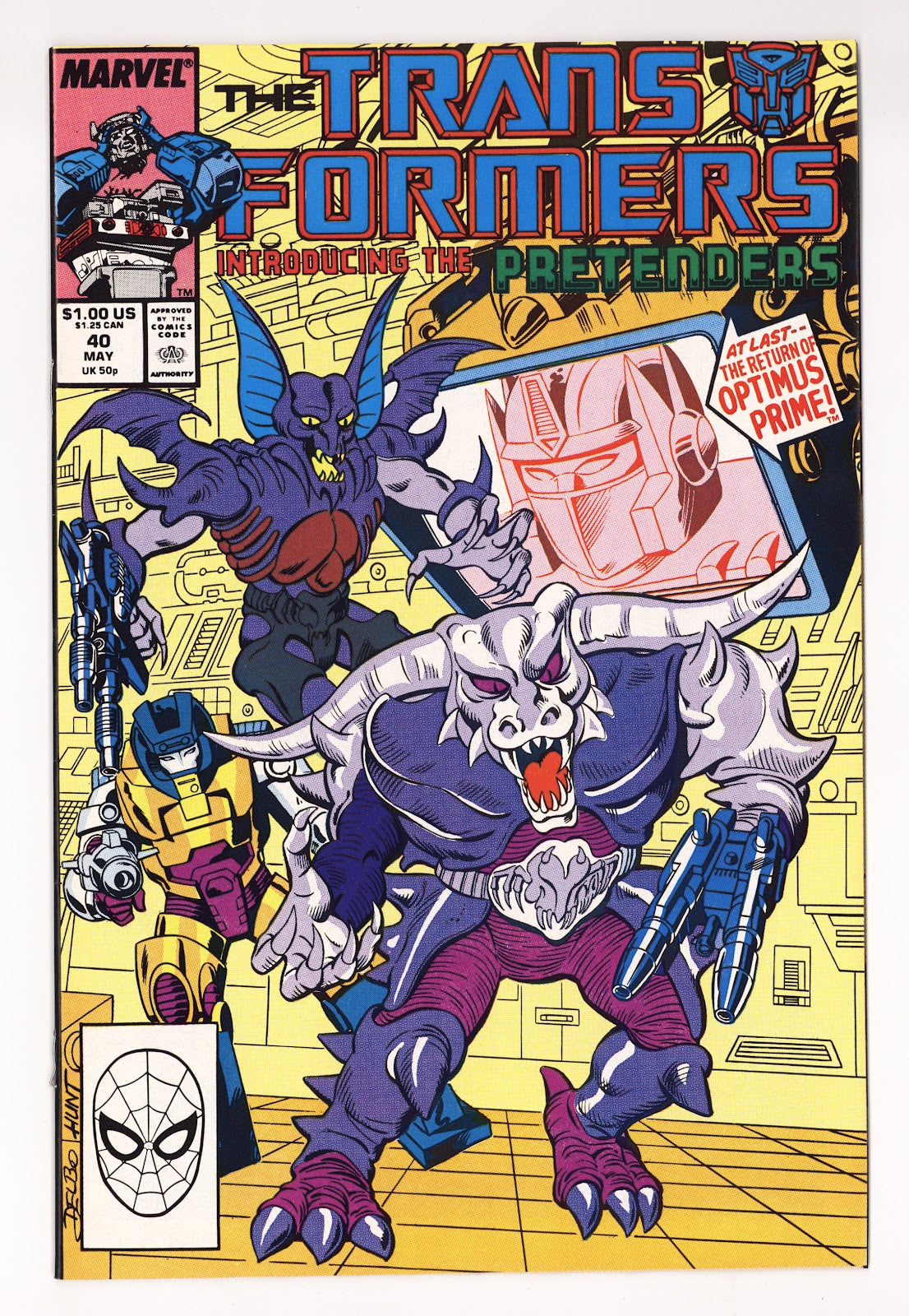 The Transformers Vol 1 40  VF/NM (9.0)   (1988)     