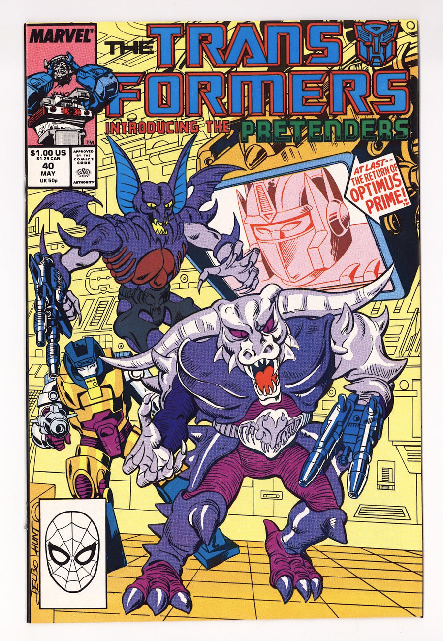 The Transformers Vol 1 40  VF/NM (9.0)   (1988)     