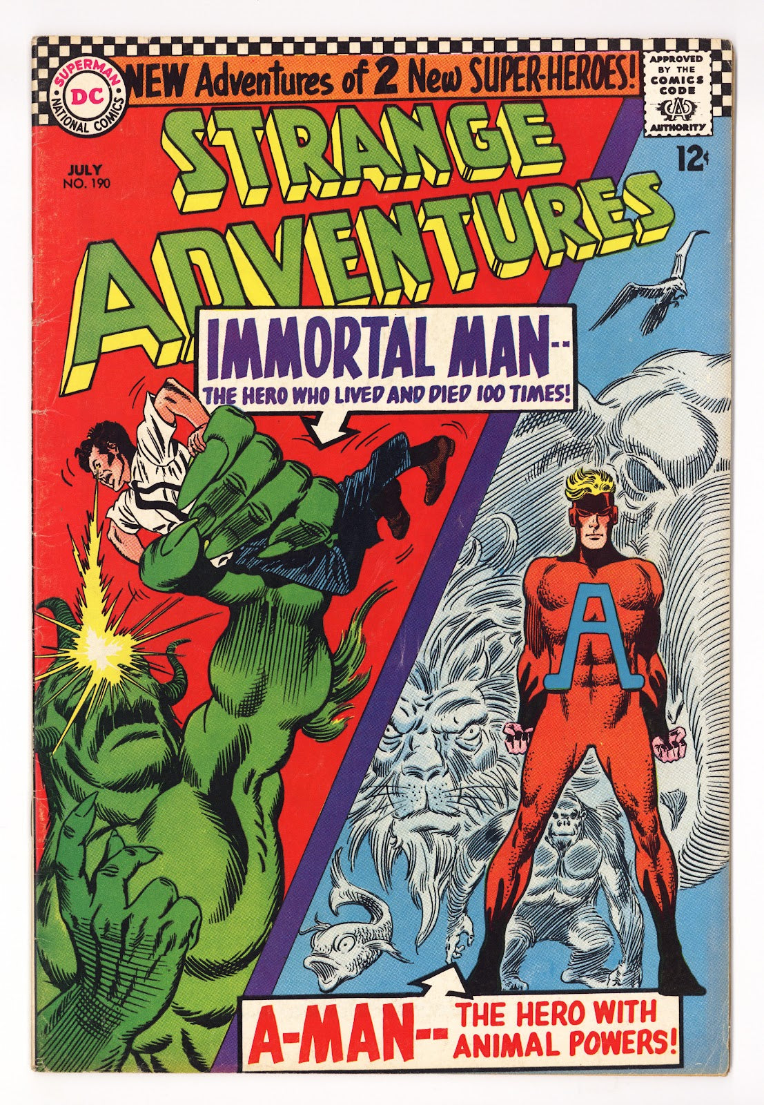 Strange Adventures Vol 1 190 VG/FN (5.0) (1966) 