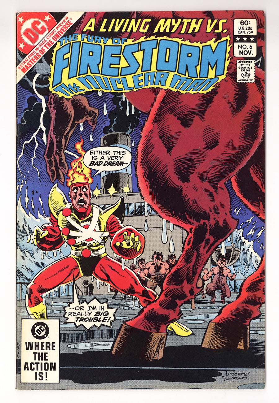 The Fury of Firestorm Vol 1 6  Mid Grade   (1982)