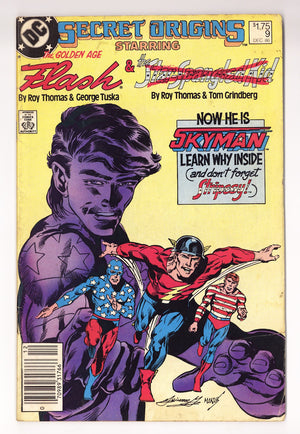 Secret Origins Vol 3 9  Low Grade   (1986)   Canadian Price Variant