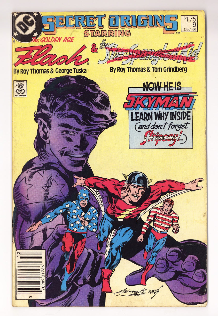Secret Origins Vol 3 9  Low Grade   (1986)   Canadian Price Variant