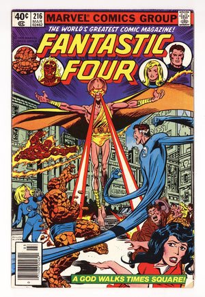 Fantastic Four Vol 1 216 Low Grade (1980) Newsstand