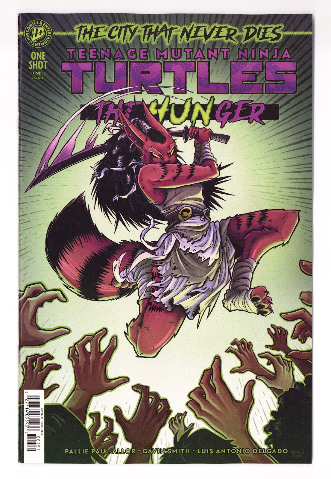 Teenage Mutant Ninja Turtles: The Hunger #1 NM (9.6) (2026) Rees Incentive
