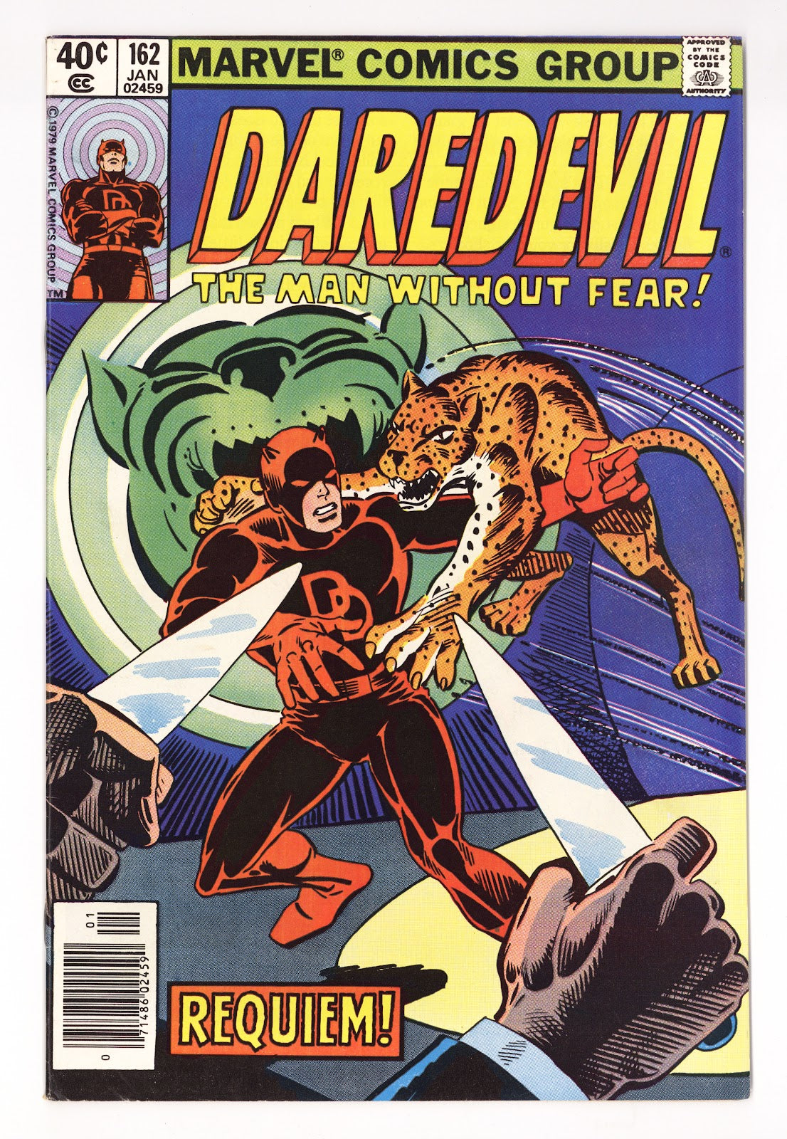 Daredevil Vol 1 162 FN/VF (7.0) (1980) Newsstand 