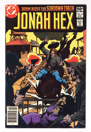 Jonah Hex Vol 1 47  Low Grade   (1981)   Newsstand