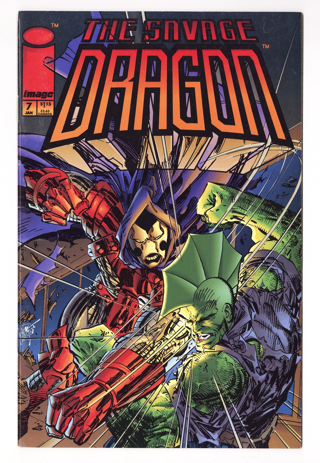 Savage Dragon Vol 2 7  Mid Grade   (1994)     