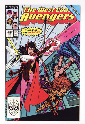 West Coast Avengers Vol 2 43 Mid Grade (1989) Direct