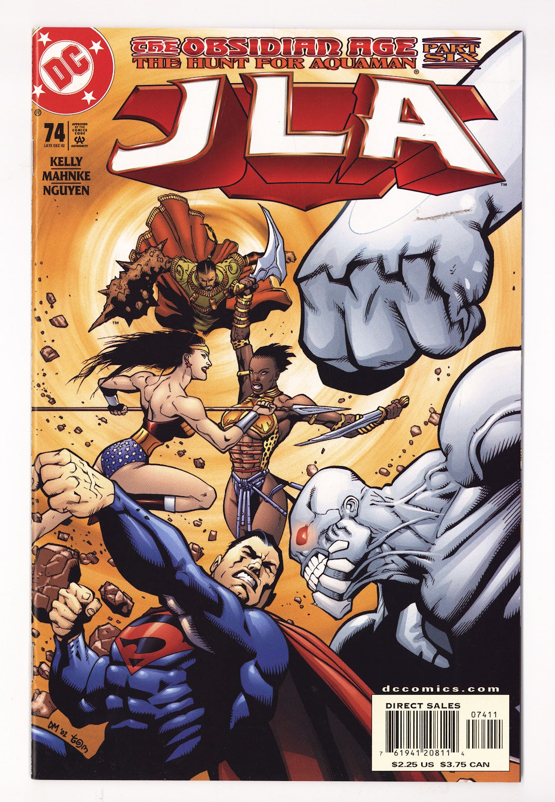 JLA 74 High Grade (2002) Direct Sales 