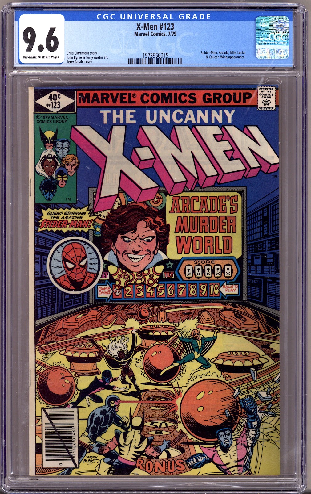 The X-Men Vol 1 123 CGC 9.6 (NM+) (1979) 