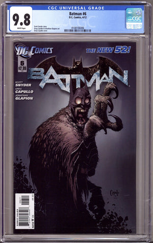 Batman Vol 2 6 CGC 9.8 (NM/M) (2012)