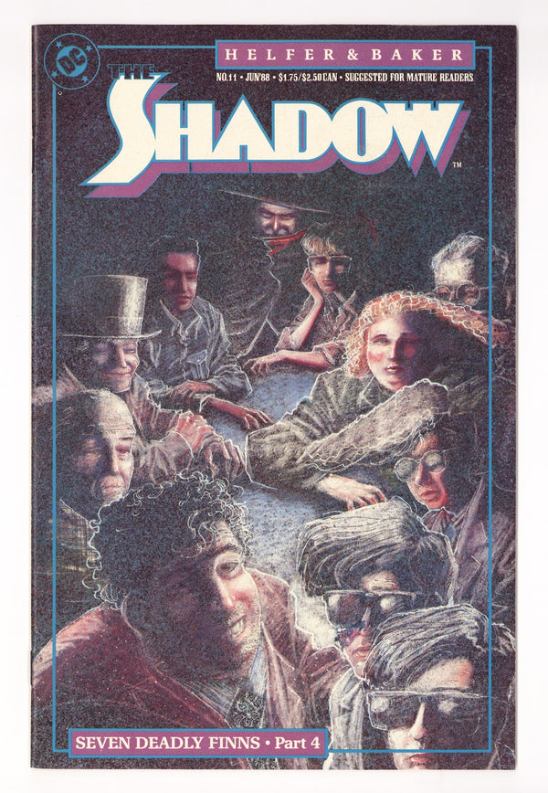 The Shadow Vol 3 11  High Grade   (1988)