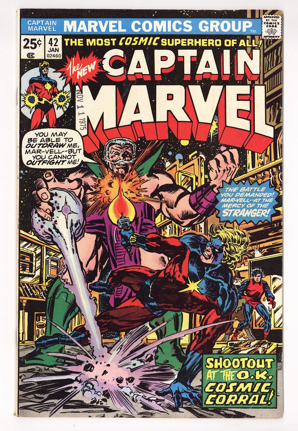 Captain Marvel Vol 1 42 Mid Grade (1975)