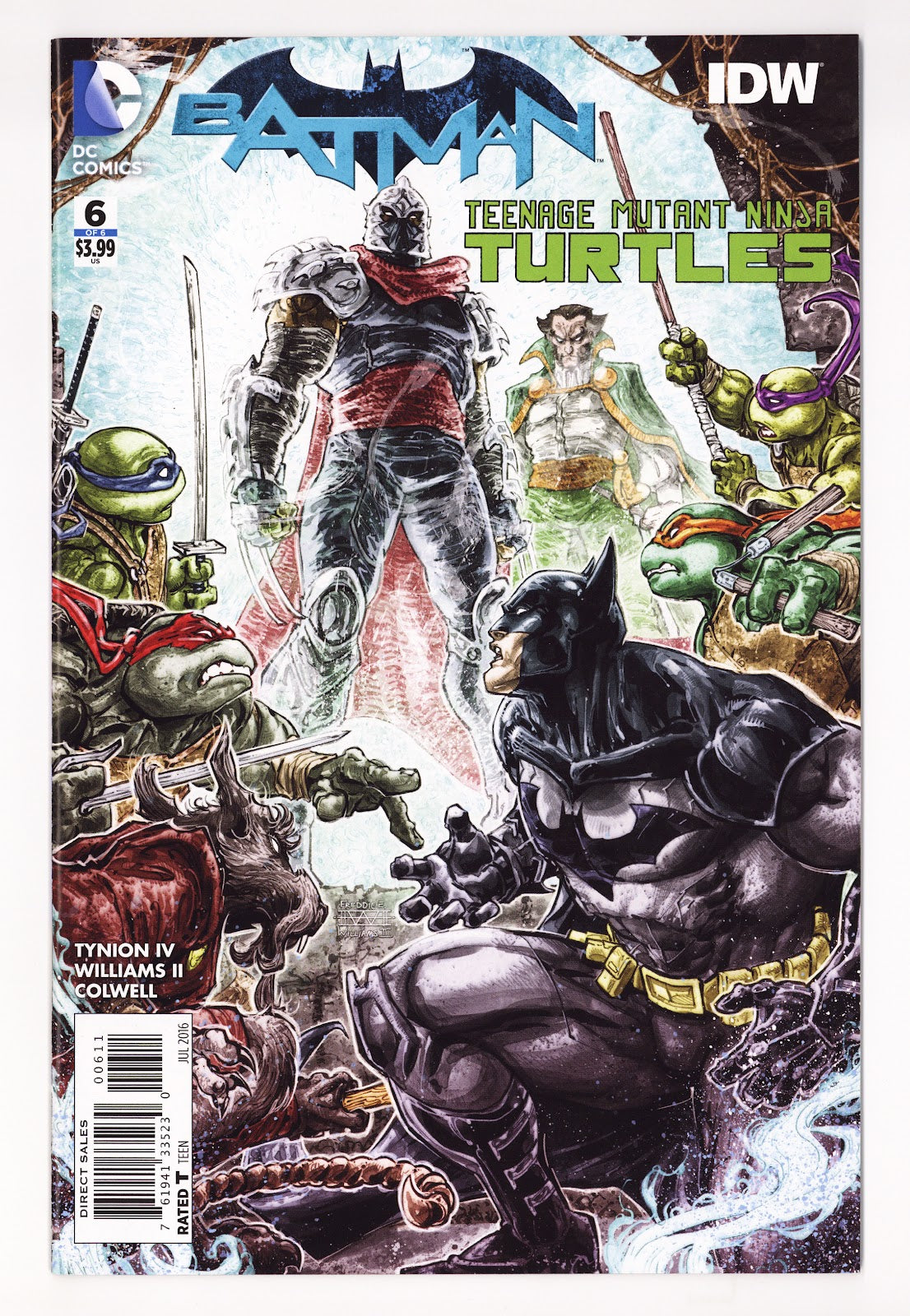 Batman / Teenage Mutant Ninja Turtles   6  High Grade   (2016)     