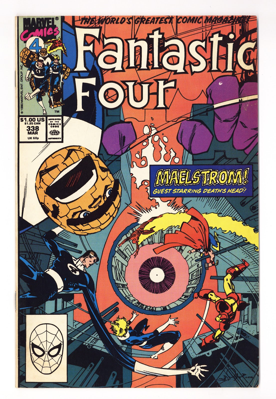 Fantastic Four Vol 1 339 Mid Grade (1990) Direct 
