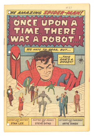 The Amazing Spider-Man Vol 1 37 Coverless (1966)