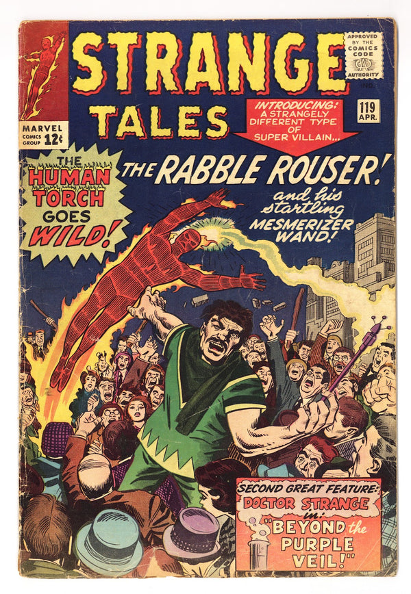 Strange Tales Vol 1 119  VG- (3.5) Coupon Clipped  (1964)
