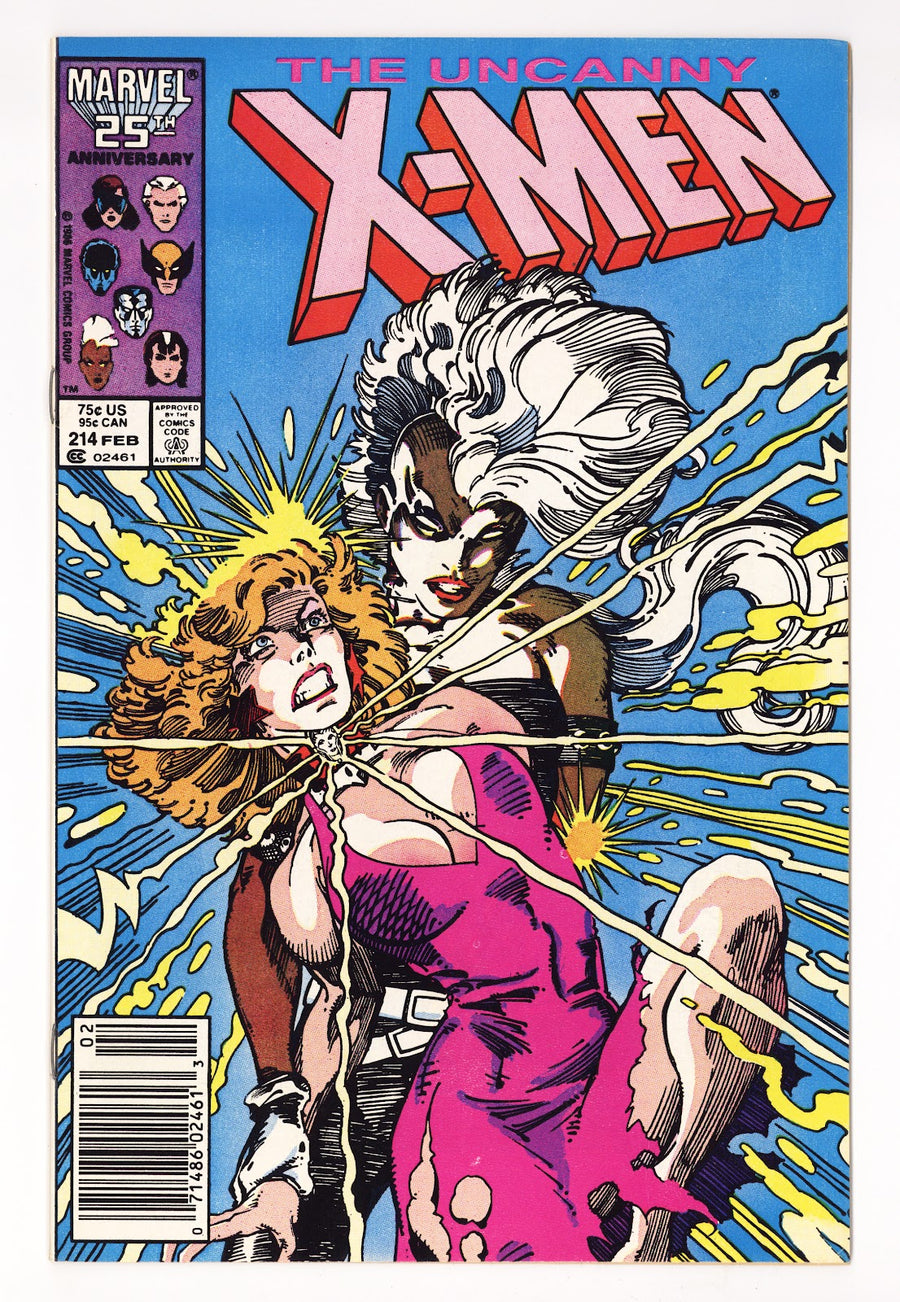 The Uncanny X-Men Vol 1 214  High Grade   (1987)   Newsstand