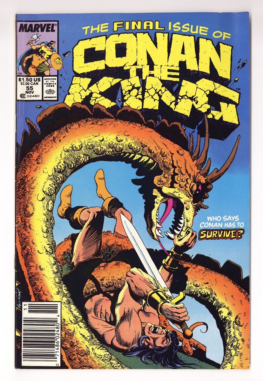 Conan the King Vol 1 55  Mid Grade   (1989)   Newsstand