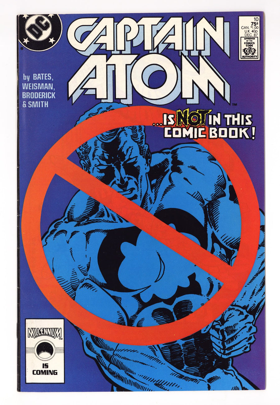 Captain Atom Vol 3 10  Mid Grade   (1987)     