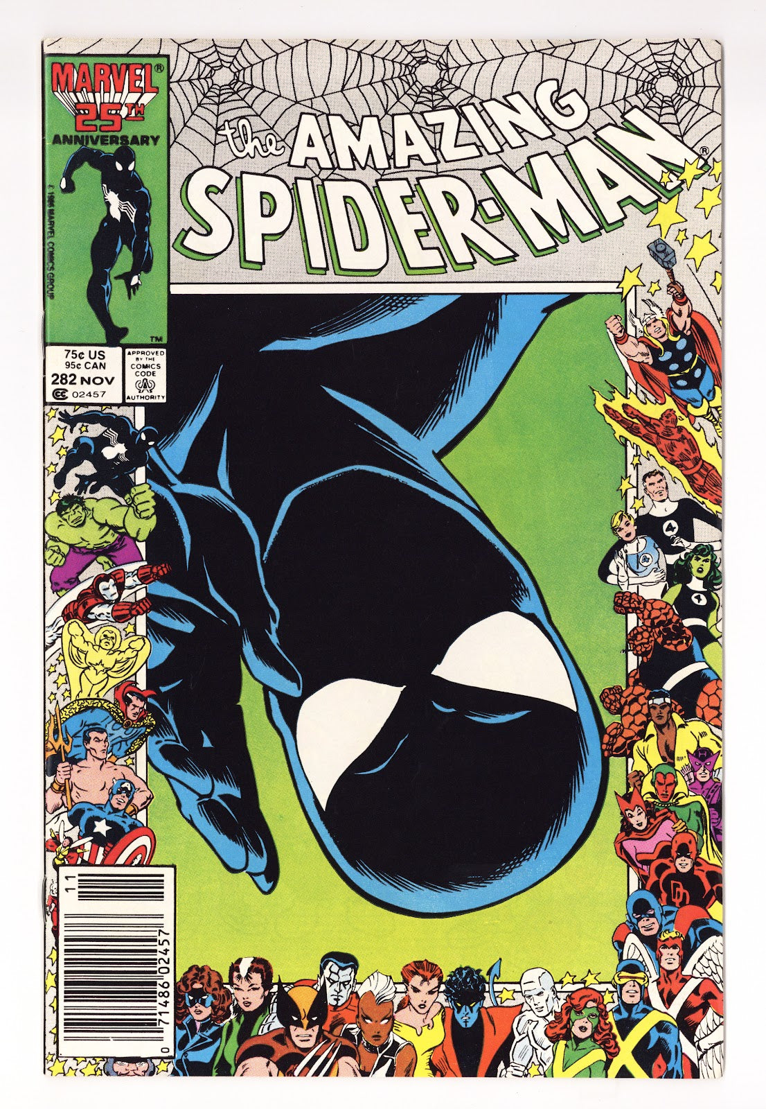 The Amazing Spider-Man Vol 1 282 VF- (7.5) (1986) Newsstand 