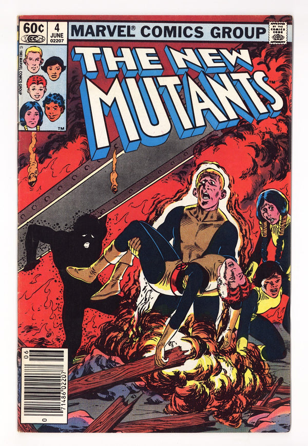 The New Mutants Vol 1 4 Mid Grade (1983) Newsstand
