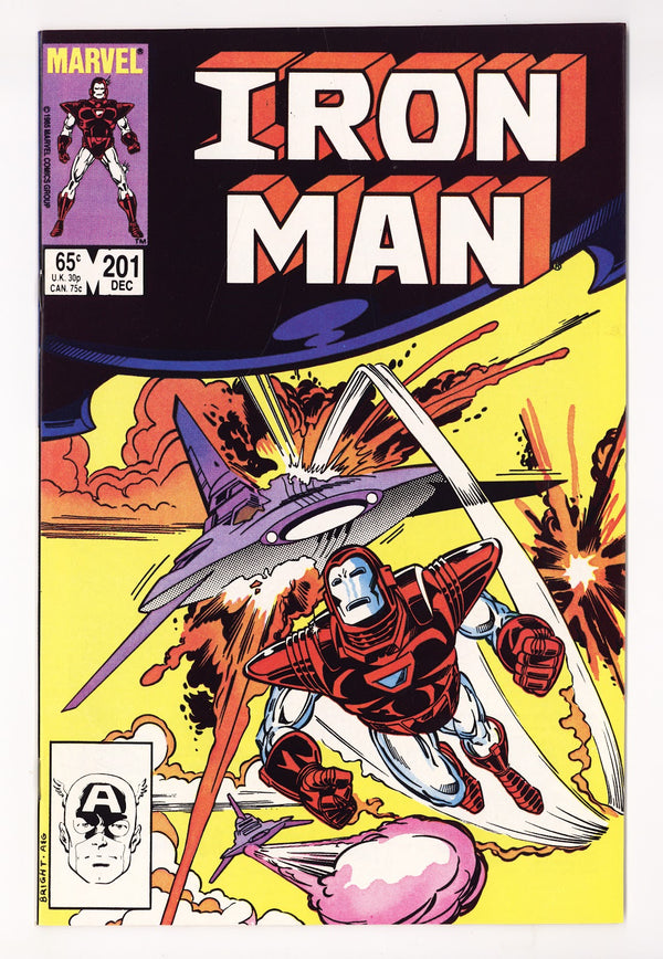 Iron Man Vol 1 201 High Grade (1985)