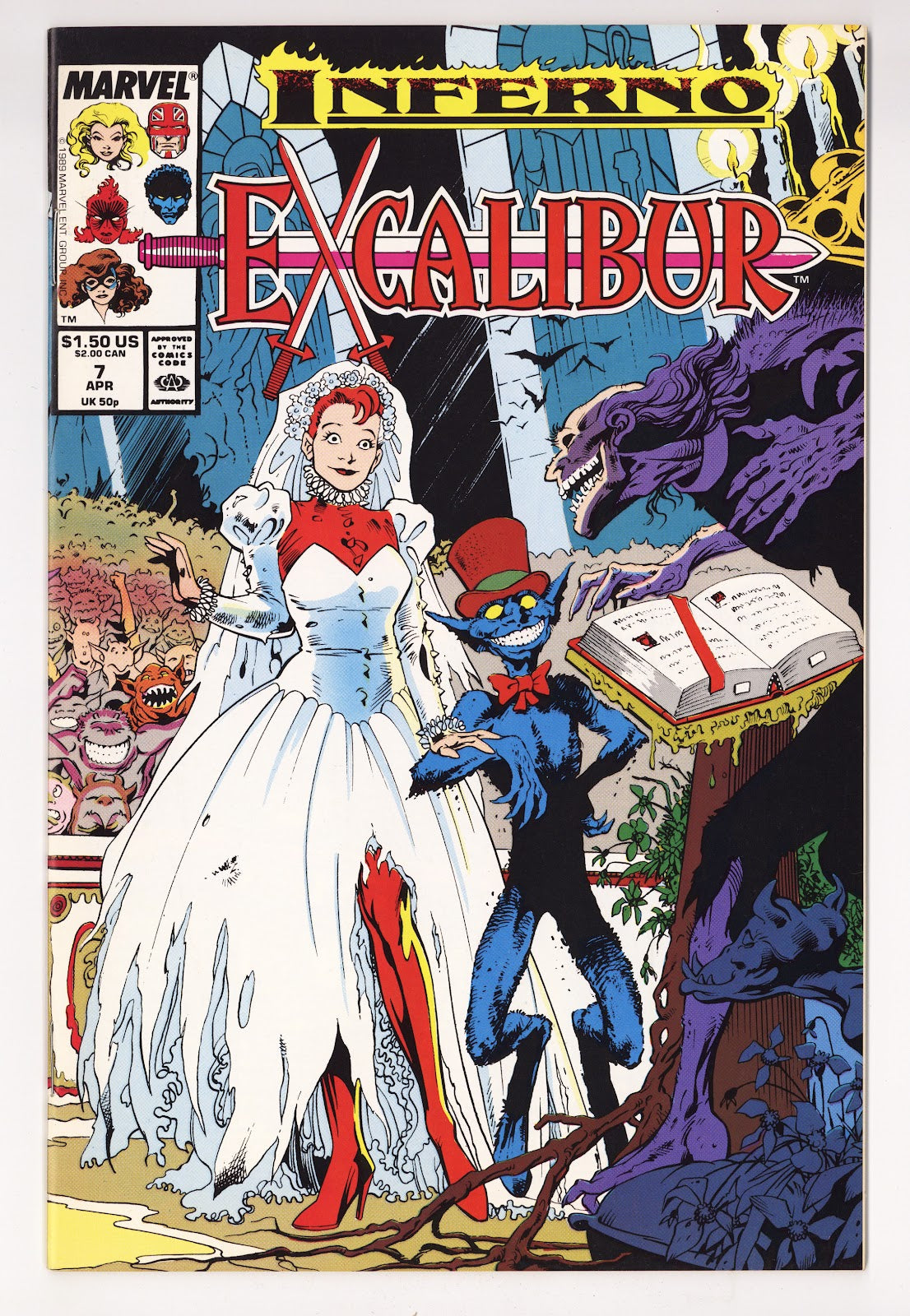 Excalibur Vol 1 7 High Grade (1989) Direct 