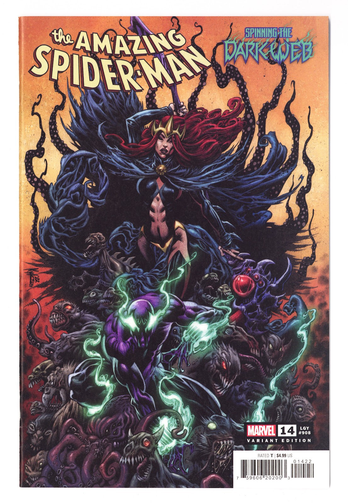The Amazing Spider-Man Vol 6 14 (908) High Grade (2023) Hotz Variant 