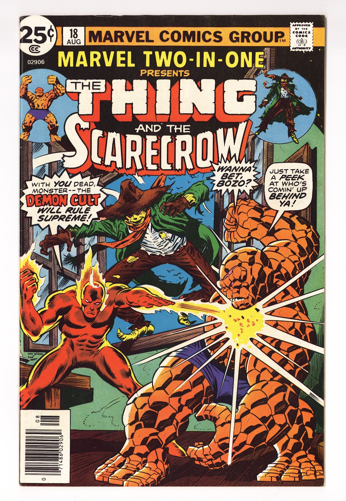 Marvel Two-in-One Vol 1 18  Mid Grade   (1976)     