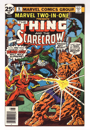 Marvel Two-in-One Vol 1 18  Mid Grade   (1976)