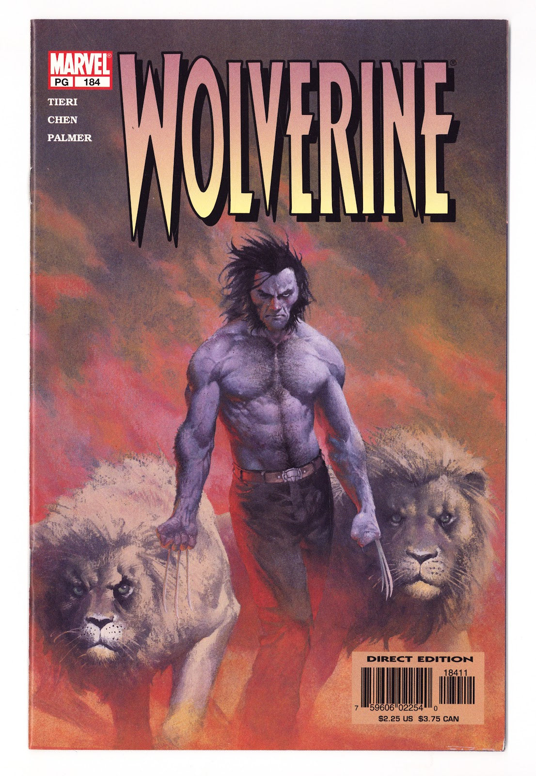 Wolverine Vol 2 184  High Grade   (2003)     