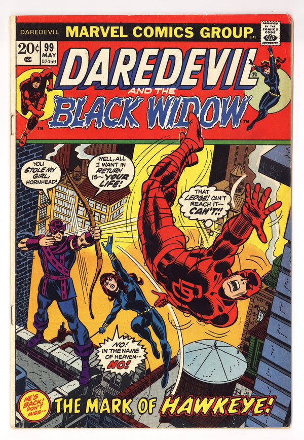 Daredevil Vol 1 99  VG+ (4.5)   (1973)